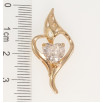 Кулон Fallon Позолота 18K Изящное сердечко с кристаллом фото №2 Кулон Fallon Позолота 18K Изящное сердечко с кристаллом фото №2