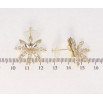 Сережки Xuping JEAN GOUJON Позолота 14K пусети Казкова квітка фото №2 Сережки Xuping JEAN GOUJON Позолота 14K пусети Казкова квітка фото №2