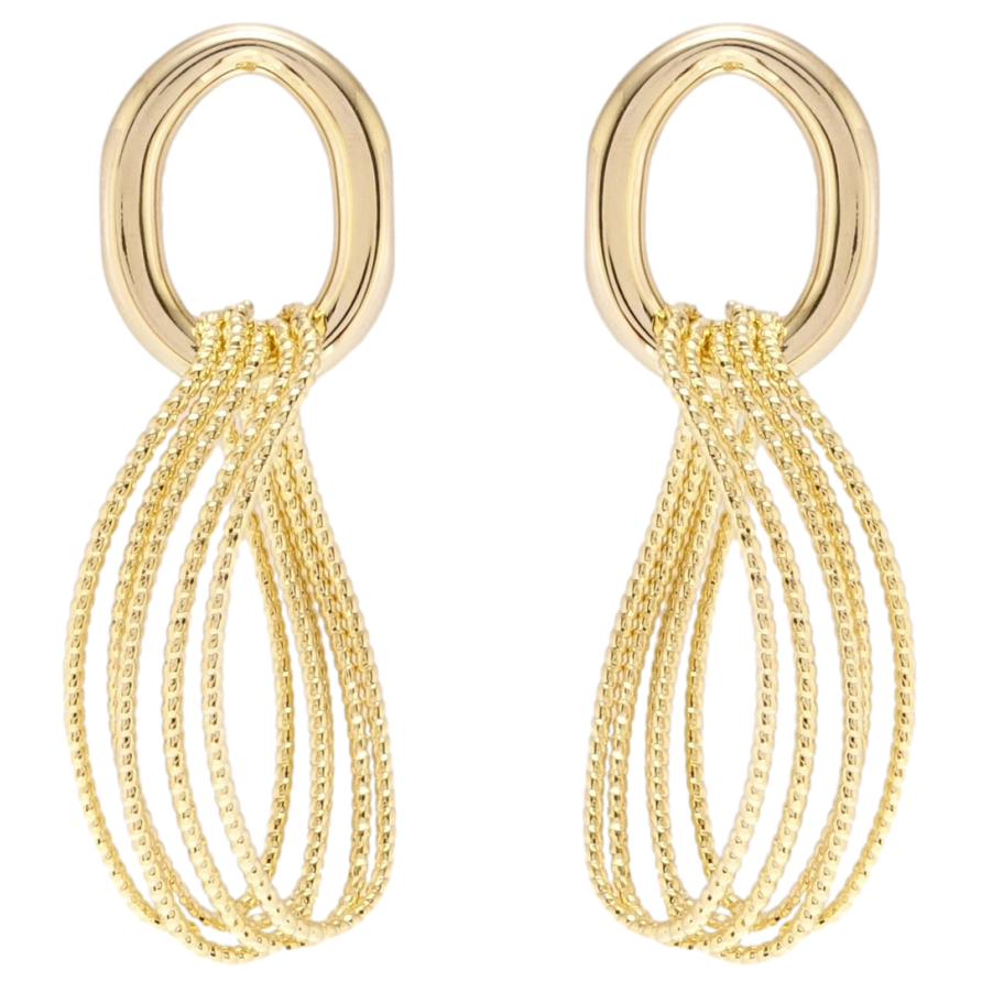 Сережки Xuping JEAN GOUJON Позолота 14K пусети Каприз фото №1 Сережки Xuping JEAN GOUJON Позолота 14K пусети Каприз фото №1