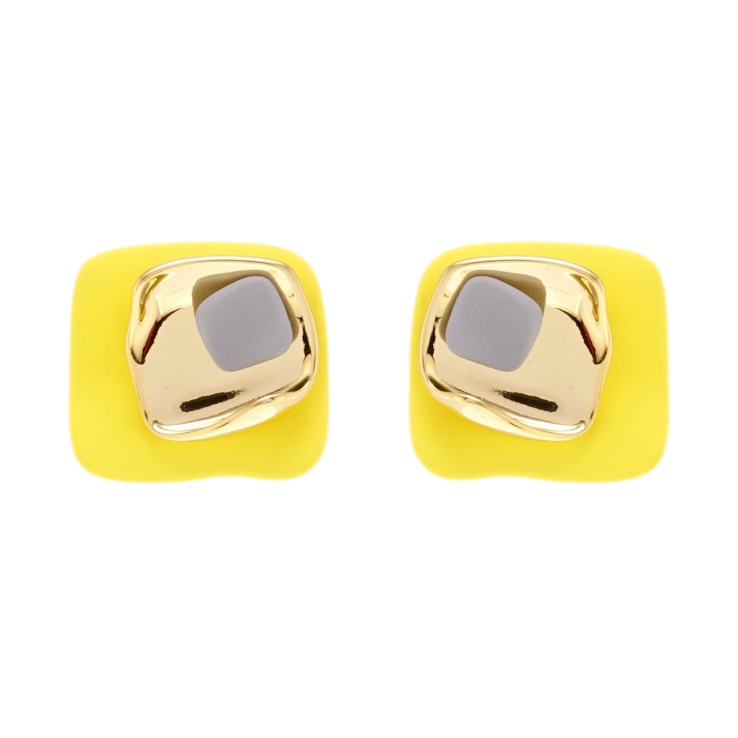 Сережки Xuping JEAN GOUJON Позолота 14K пусети Абстрактні жовті прямокутники фото №21 Сережки Xuping JEAN GOUJON Позолота 14K пусети Абстрактні жовті прямокутники фото №21