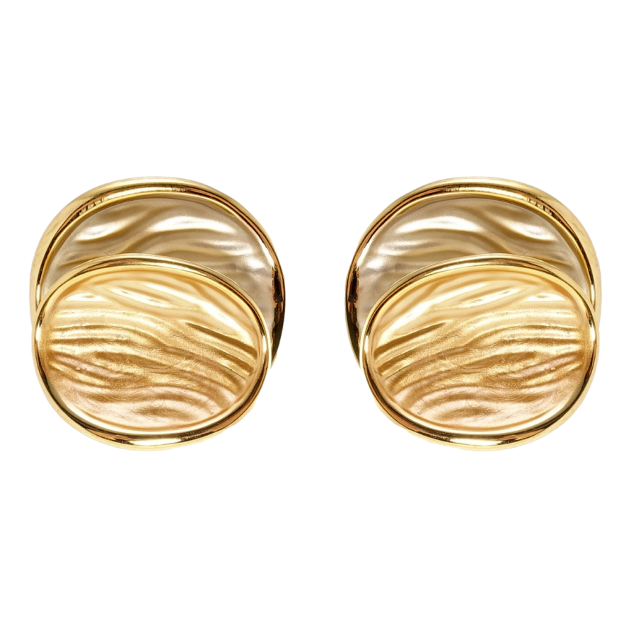 Сережки Xuping JEAN GOUJON Позолота 14K пусети Пофарбовані овали фото №1 Сережки Xuping JEAN GOUJON Позолота 14K пусети Пофарбовані овали фото №1