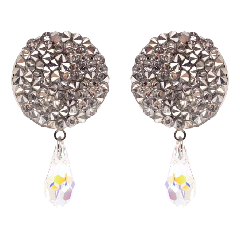 Серьги Xuping JEAN GOUJON Родий пусеты Эпатажная экзотика фото №1