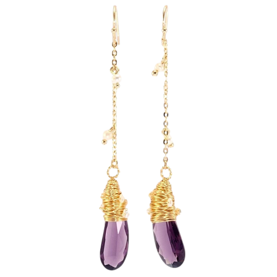 Серьги Xuping Позолота 18K подвески французский замок Декоративные кристальные подвески на цепочке фото №1 Серьги Xuping Позолота 18K подвески французский замок Декоративные кристальные подвески на цепочке фото №1