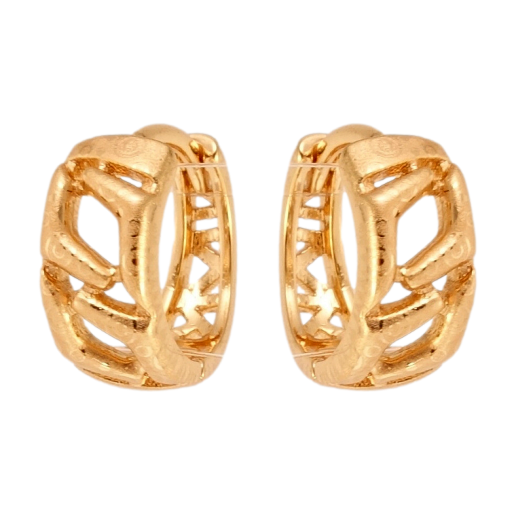 Серьги Xuping Позолота 18K колечки Затейливые формы с узором напылением фото №20 Серьги Xuping Позолота 18K колечки Затейливые формы с узором напылением фото №20