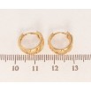 Серьги Xuping Позолота 18K колечки Затейливые формы с узором напылением фото №2 Серьги Xuping Позолота 18K колечки Затейливые формы с узором напылением фото №2