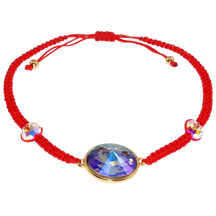 Браслет Xuping цвет 18K с кр-ми Swarovski Кристалл Paradise Shine, ø 14мм на затяжке д.15-22см х 3мм фото №23