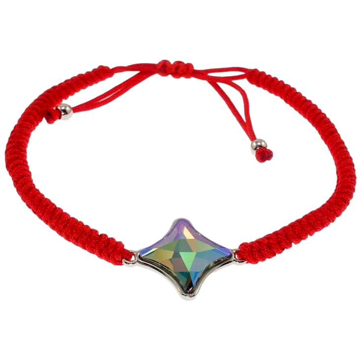 Браслет Xuping цвет Родий с кр-ми Swarovski Кристалл  Erinite Shimmer на затяжке д.16-24см х 4мм фото №8