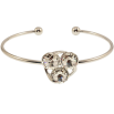 Браслет Xuping колір Родій з кр-ми Swarovski "Трініті кристали Clear" ø 5.7см фото №2
