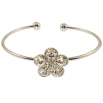 Браслет Xuping колір Родій з кр-ми Swarovski "Квітка кристали Clear" ø 6см фото №2 Браслет Xuping колір Родій з кр-ми Swarovski "Квітка кристали Clear" ø 6см фото №2