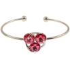 Браслет Xuping колір Родій з кр-ми Swarovski "Трініті кристали Rose" ø 5.7см фото №2