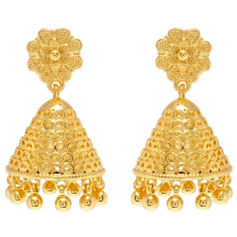 Сережки Xuping M&L Колір 18K пусети Декоративні дзвіночки фото №1