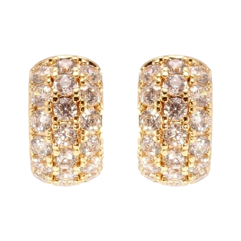 Сережки Xuping M&L Колір 18K пусети Інкрустація цирконієм фото №1