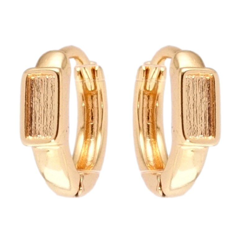 Сережки Xuping M&L Колір 18K колечка Декоративний орнамент фото №1