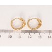 Серьги Xuping Позолота 18K колечки Завитки с напылением фото №2 Серьги Xuping Позолота 18K колечки Завитки с напылением фото №2