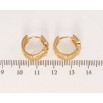 Серьги Xuping Позолота 18K колечки Декоративный резной орнамент с напылением фото №2