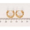 Серьги Xuping Позолота 18K колечки Декоративный резной орнамент с напылением фото №2 Серьги Xuping Позолота 18K колечки Декоративный резной орнамент с напылением фото №2