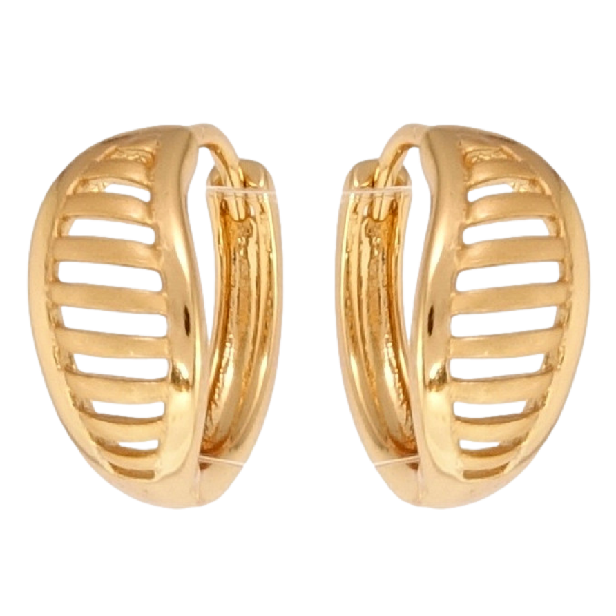 Сережки Xuping Позолота 18K колечка Різні листочки з напиленням фото №1 Сережки Xuping Позолота 18K колечка Різні листочки з напиленням фото №1