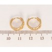 Серьги Xuping Позолота 18K колечки Декоративный орнамент с напылением фото №2