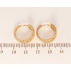 Серьги Xuping Позолота 18K колечки Декоративный резной орнамент с напылением фото №2 Серьги Xuping Позолота 18K колечки Декоративный резной орнамент с напылением фото №2