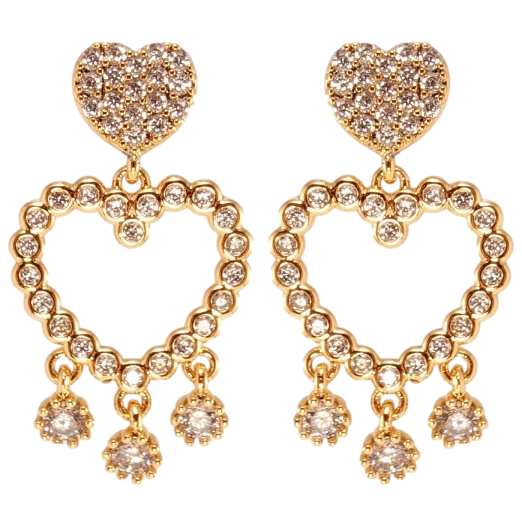 Серьги Xuping Позолота 18K пусеты Романтика фото №11 Серьги Xuping Позолота 18K пусеты Романтика фото №11