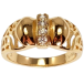 Кольцо Xuping Позолота 18K Бантик с резным узором фото №1