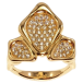 Кольцо Xuping Позолота 18K Фантазийный Геометрический Узор фото №1 Кольцо Xuping Позолота 18K Фантазийный Геометрический Узор фото №1