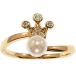 Кольцо Xuping Позолота 18K Жемчужина с короной фото №1