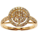 Кольцо Xuping Позолота 18K Круги с цирконием фото №1 Кольцо Xuping Позолота 18K Круги с цирконием фото №1