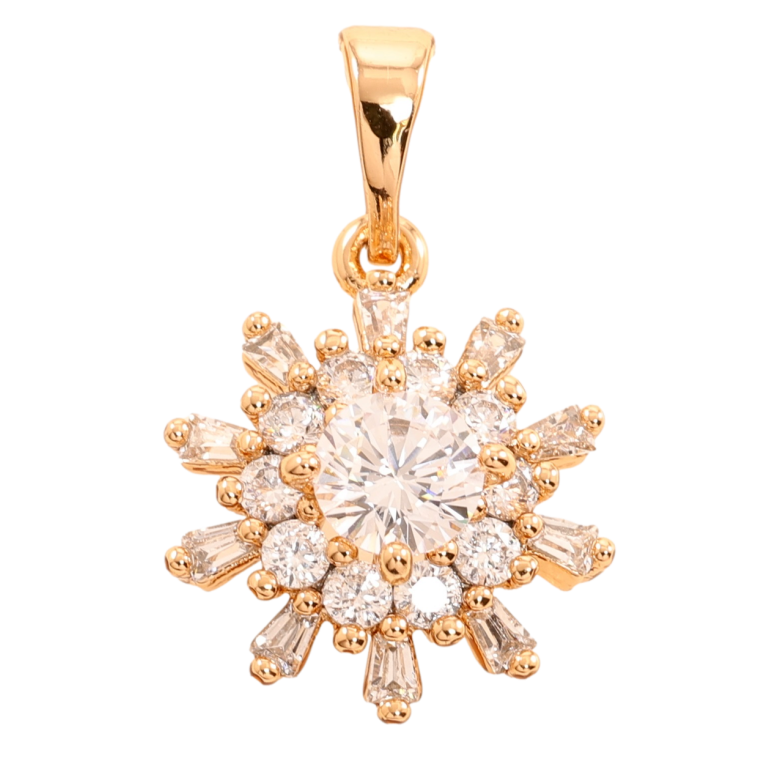 Кулон Xuping Позолота 18K Кристальна зірка для ланцюжка до 5мм фото №5