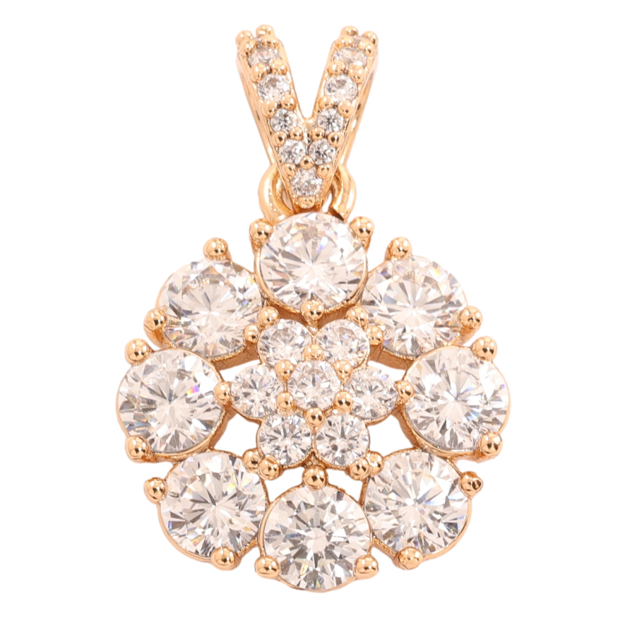 Кулон Xuping Позолота 18K «Інкрустація цирконієм» для ланцюжка до 3мм фото №1 Кулон Xuping Позолота 18K «Інкрустація цирконієм» для ланцюжка до 3мм фото №1