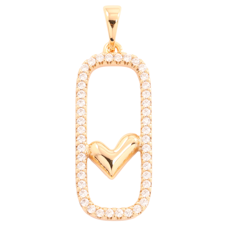 Кулон Xuping Позолота 18K «Сердечко» для ланцюжка до 5мм фото №23