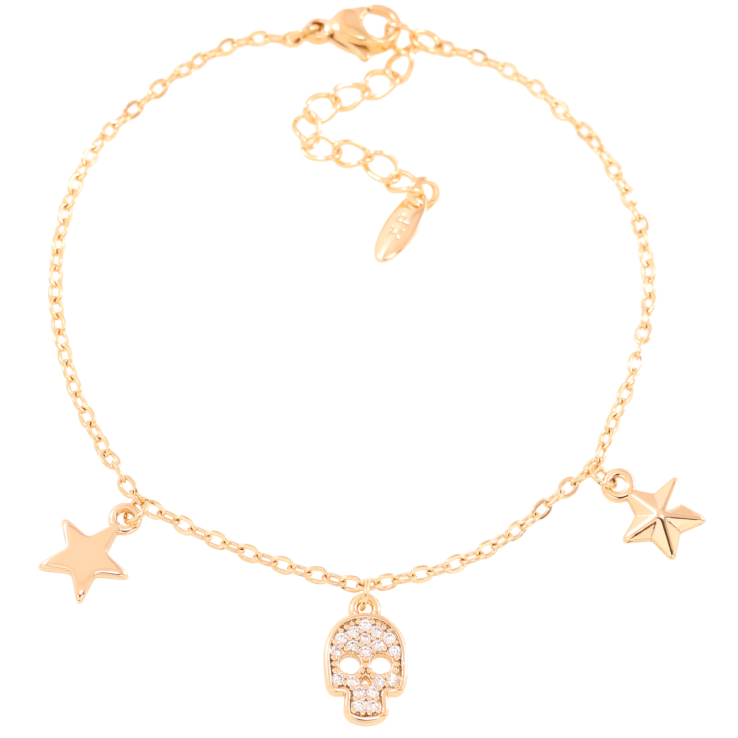 Браслет Xuping Позолота 18K Ланцюжок з підвісками» довжина з доп.ланцюжком 17.5-20.5см х 1.5мм фото №20