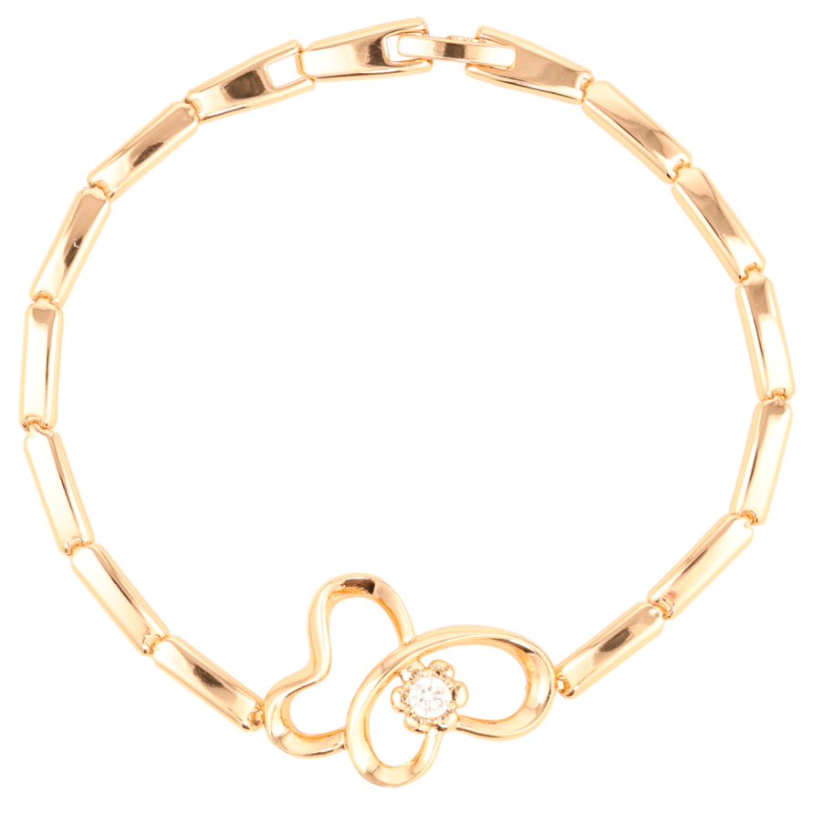 Браслет Xuping Позолота 18K «Метелик» довжина 19.5см х 3мм фото №1 Браслет Xuping Позолота 18K «Метелик» довжина 19.5см х 3мм фото №1