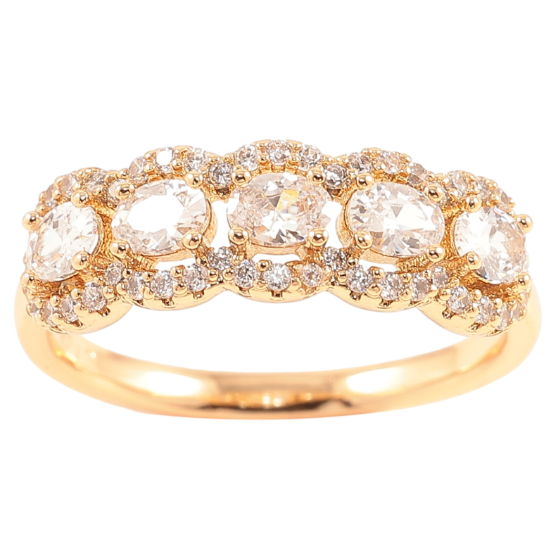 Каблучка Xuping Позолота 18K «Інкрустація цирконієм» фото №1