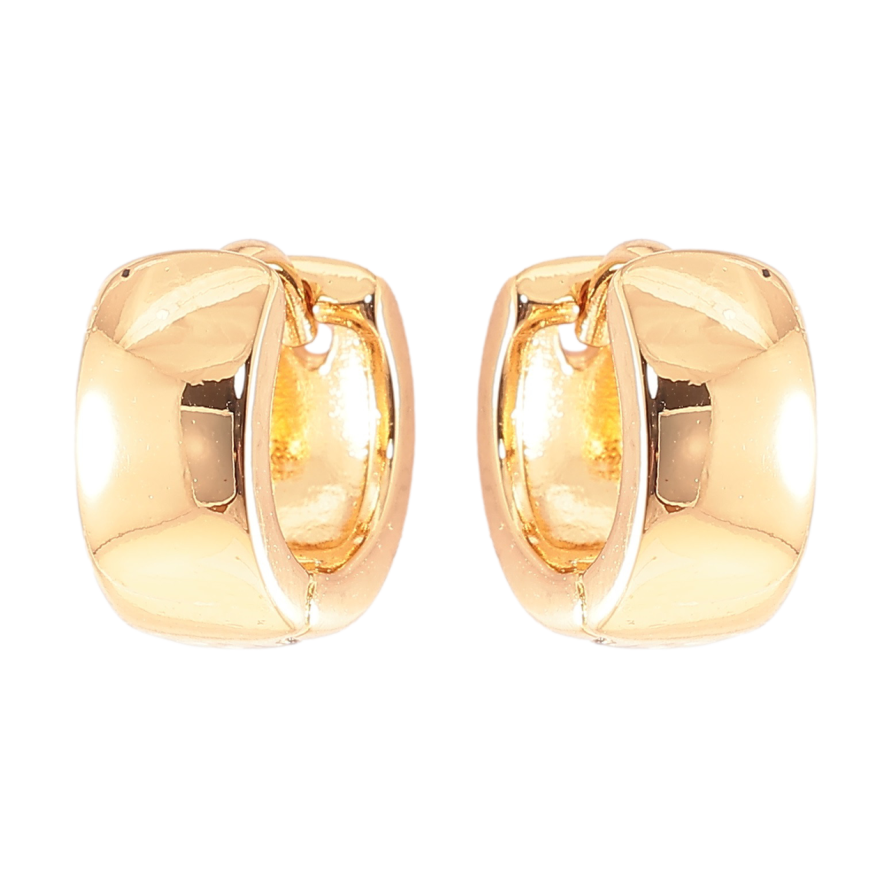 Серьги Xuping Позолота 18K колечки Классика, шир. 5мм ø 10мм фото №1 Серьги Xuping Позолота 18K колечки Классика, шир. 5мм ø 10мм фото №1