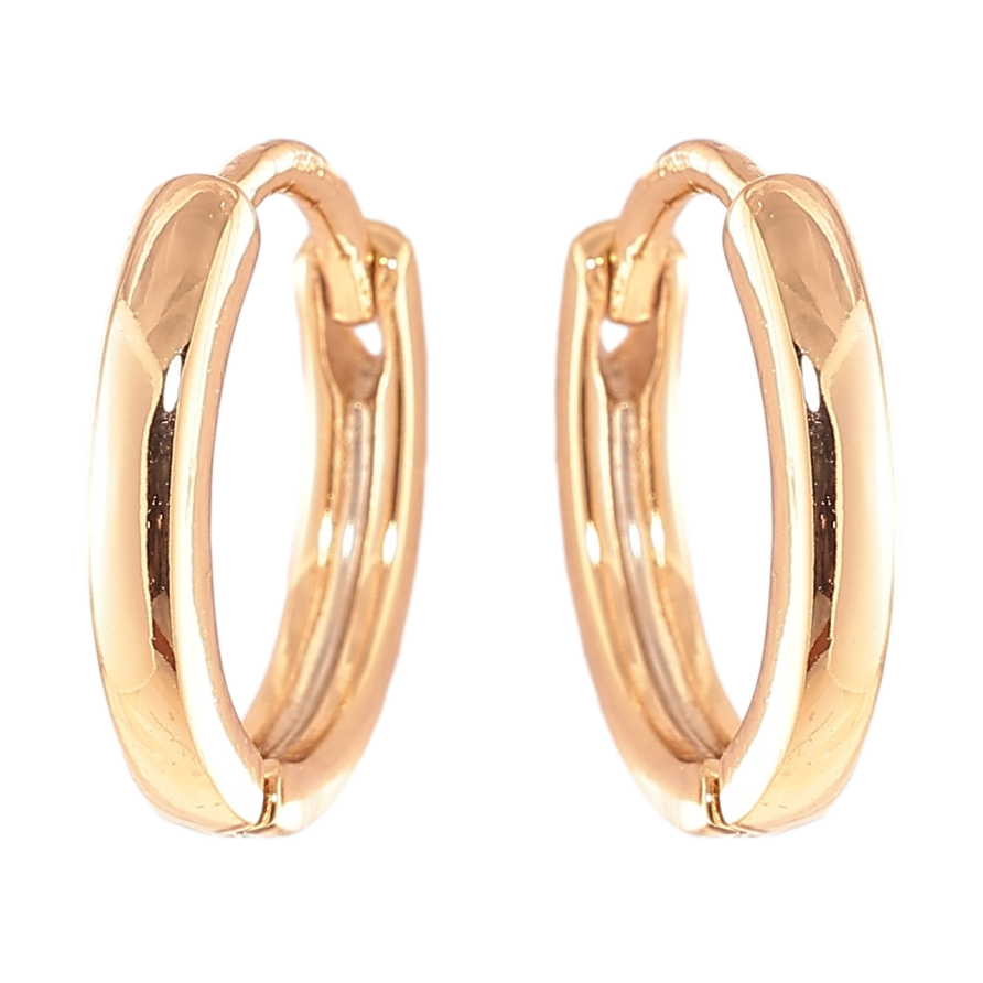 Серьги Xuping Позолота 18K колечки Классика, шир. 2.1мм ø 13мм фото №1 Серьги Xuping Позолота 18K колечки Классика, шир. 2.1мм ø 13мм фото №1