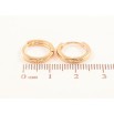 Серьги Xuping Позолота 18K колечки Классика, шир. 2.1мм ø 13мм фото №2 Серьги Xuping Позолота 18K колечки Классика, шир. 2.1мм ø 13мм фото №2