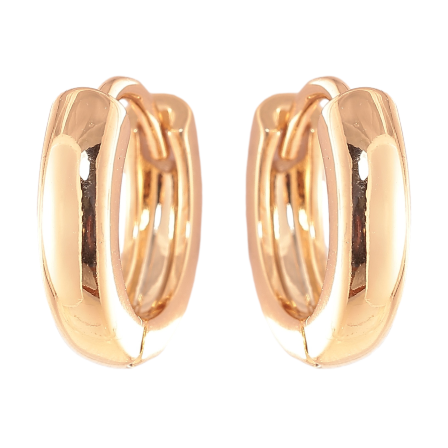 Серьги Xuping Позолота 18K колечки Классика, шир. 3.2мм ø 14мм фото №1 Серьги Xuping Позолота 18K колечки Классика, шир. 3.2мм ø 14мм фото №1