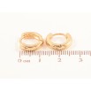 Серьги Xuping Позолота 18K колечки Классика, шир. 3.2мм ø 14мм фото №2 Серьги Xuping Позолота 18K колечки Классика, шир. 3.2мм ø 14мм фото №2