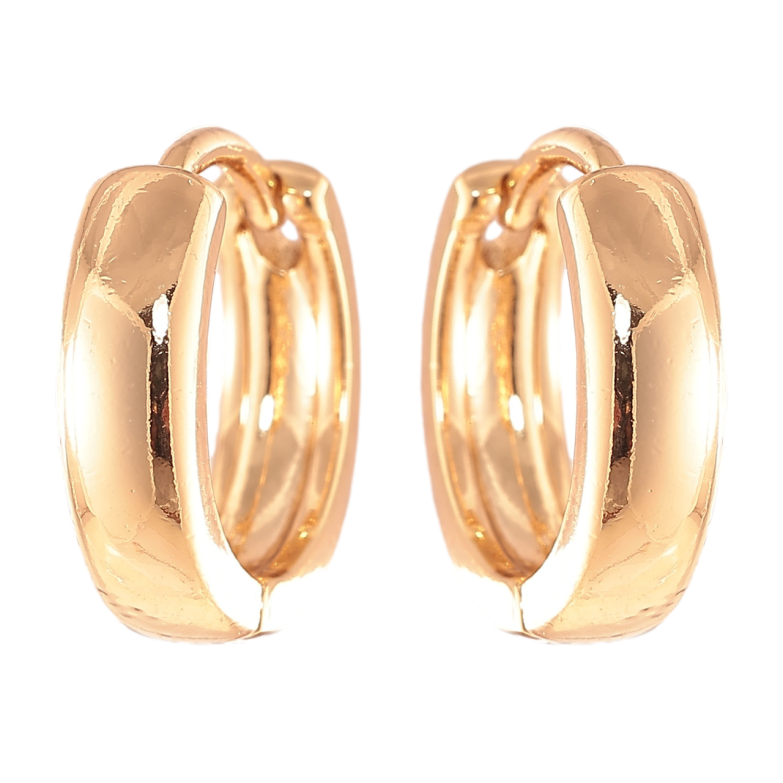 Серьги Xuping Позолота 18K колечки Классика, шир. 3.6мм ø 14мм фото №1 Серьги Xuping Позолота 18K колечки Классика, шир. 3.6мм ø 14мм фото №1