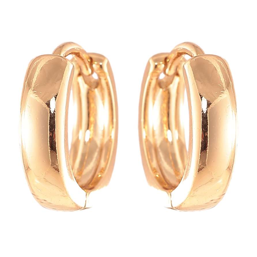 Серьги Xuping Позолота 18K колечки Классика, шир. 3.6мм ø 14мм фото №1 Серьги Xuping Позолота 18K колечки Классика, шир. 3.6мм ø 14мм фото №1