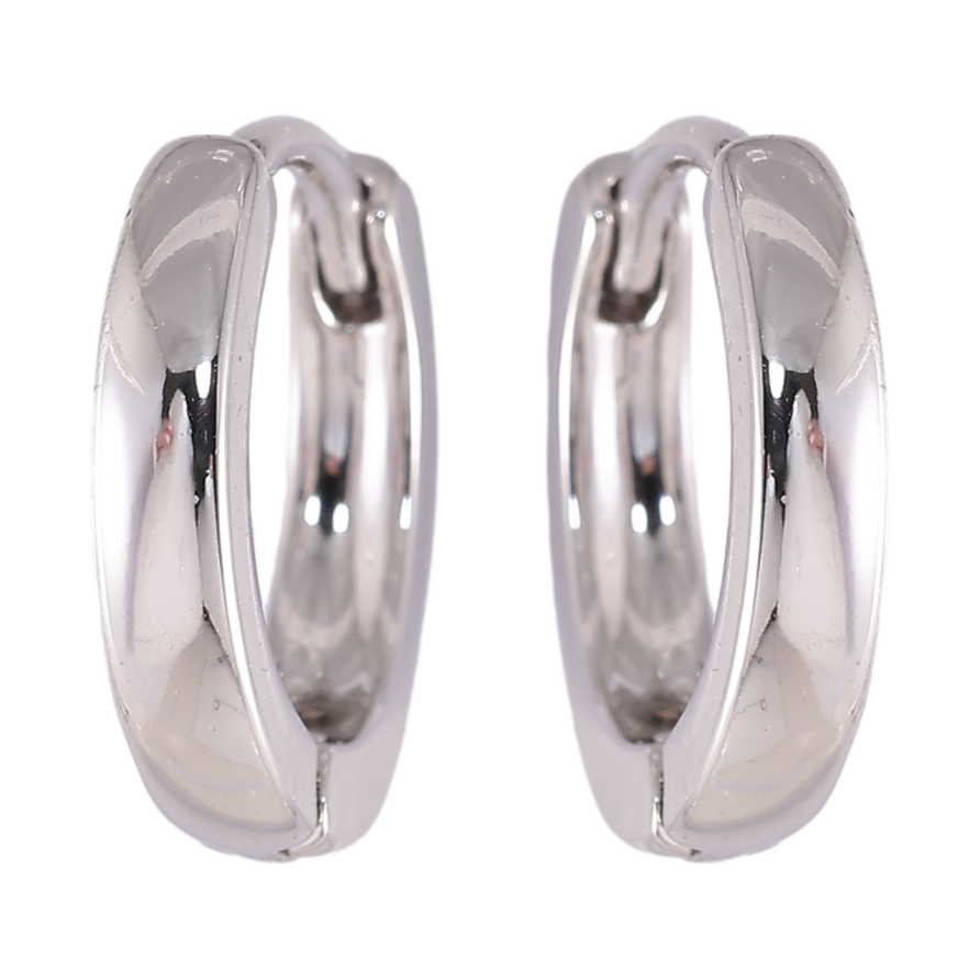 Серьги Xuping Родий колечки Классика, шир. 2.8мм ø 16мм фото №1 Серьги Xuping Родий колечки Классика, шир. 2.8мм ø 16мм фото №1