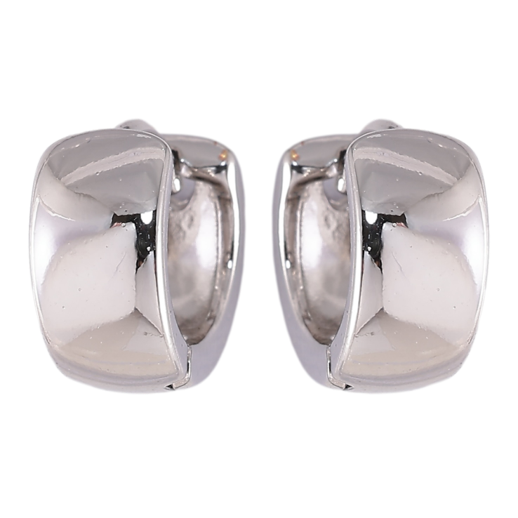 Серьги Xuping Родий колечки Классика, шир. 4.6мм ø 10мм фото №10 Серьги Xuping Родий колечки Классика, шир. 4.6мм ø 10мм фото №10