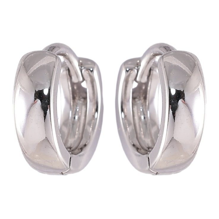 Серьги Xuping Родий колечки Классика, шир. 3.1мм ø 12мм фото №12 Серьги Xuping Родий колечки Классика, шир. 3.1мм ø 12мм фото №12