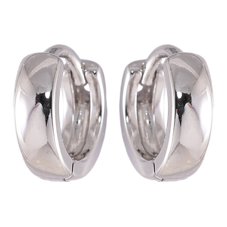 Серьги Xuping Родий колечки Классика, шир. 3.1мм ø 12мм фото №1 Серьги Xuping Родий колечки Классика, шир. 3.1мм ø 12мм фото №1