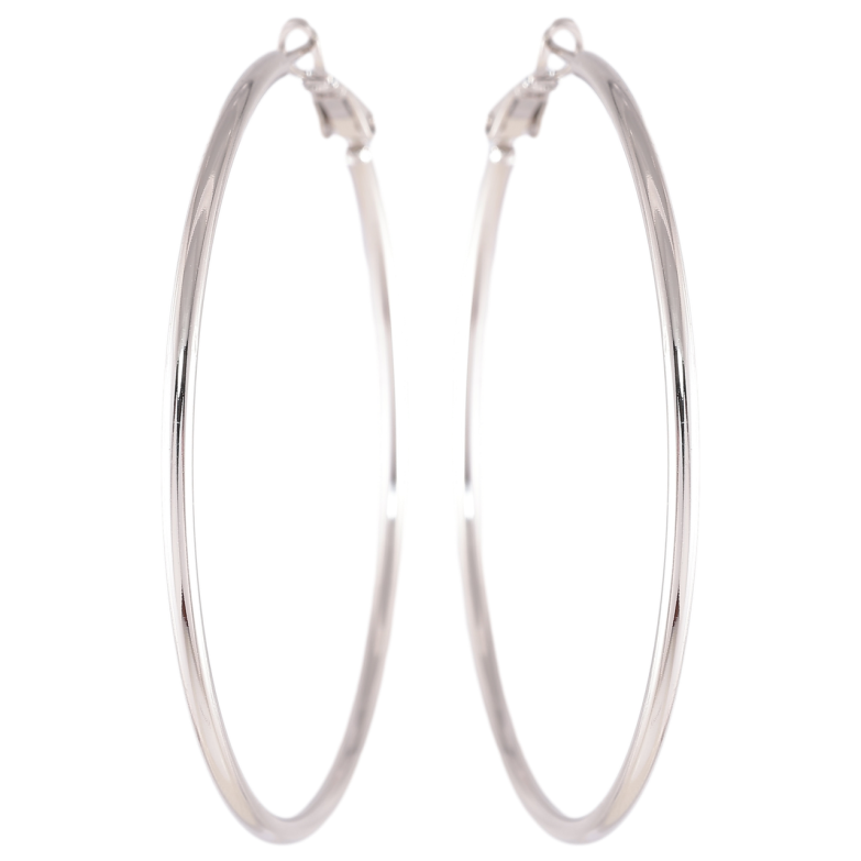 Сережки Xuping Родій кільця (конго) «Класика» ø 5.7см фото №1