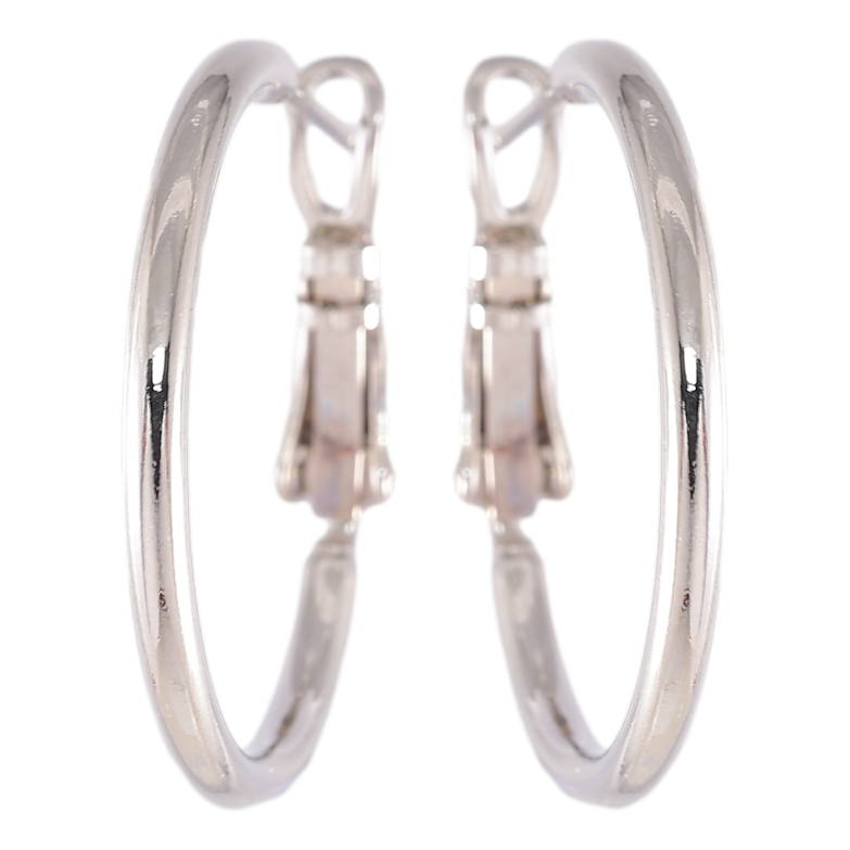 Сережки Xuping Родій кільця (конго) «Класика» ø 2.5см фото №9