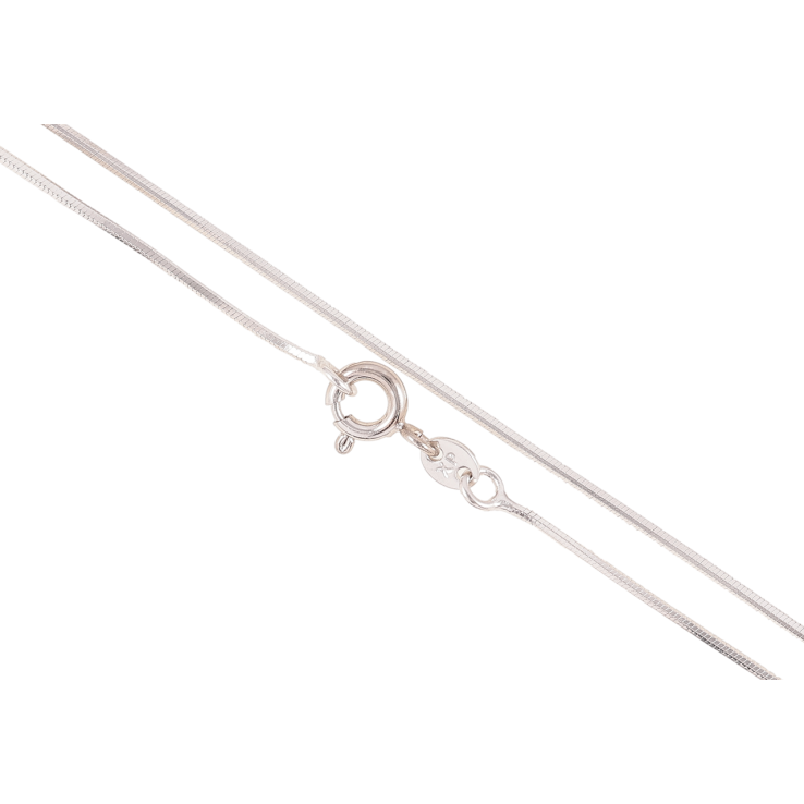 Цепочка Xuping Родий Плетение Ювелирный шнур длина 55см х 1мм фото №3