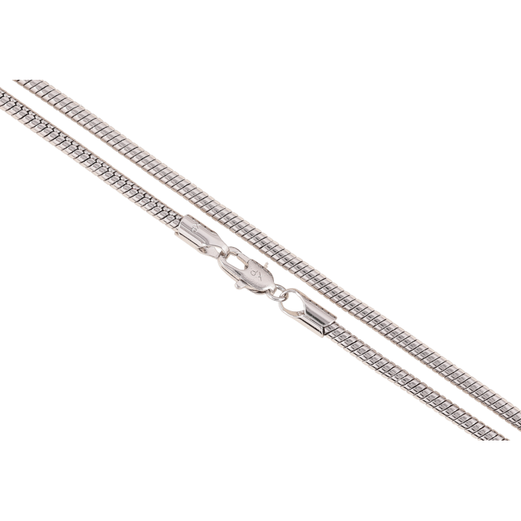 Цепочка Xuping Родий Плетение Ювелирный шнур длина 45см х 3мм фото №10