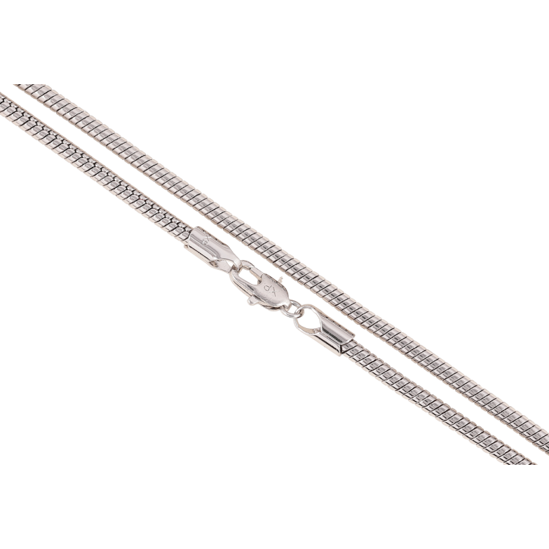 Цепочка Xuping Родий Плетение Ювелирный шнур длина 45см х 3мм фото №1